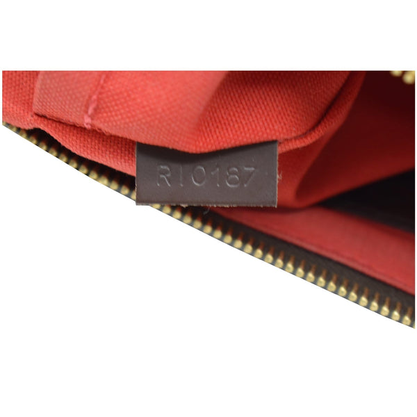 LOUIS VUITTON Siena MM Damier Ebene Shoulder Bag Brown