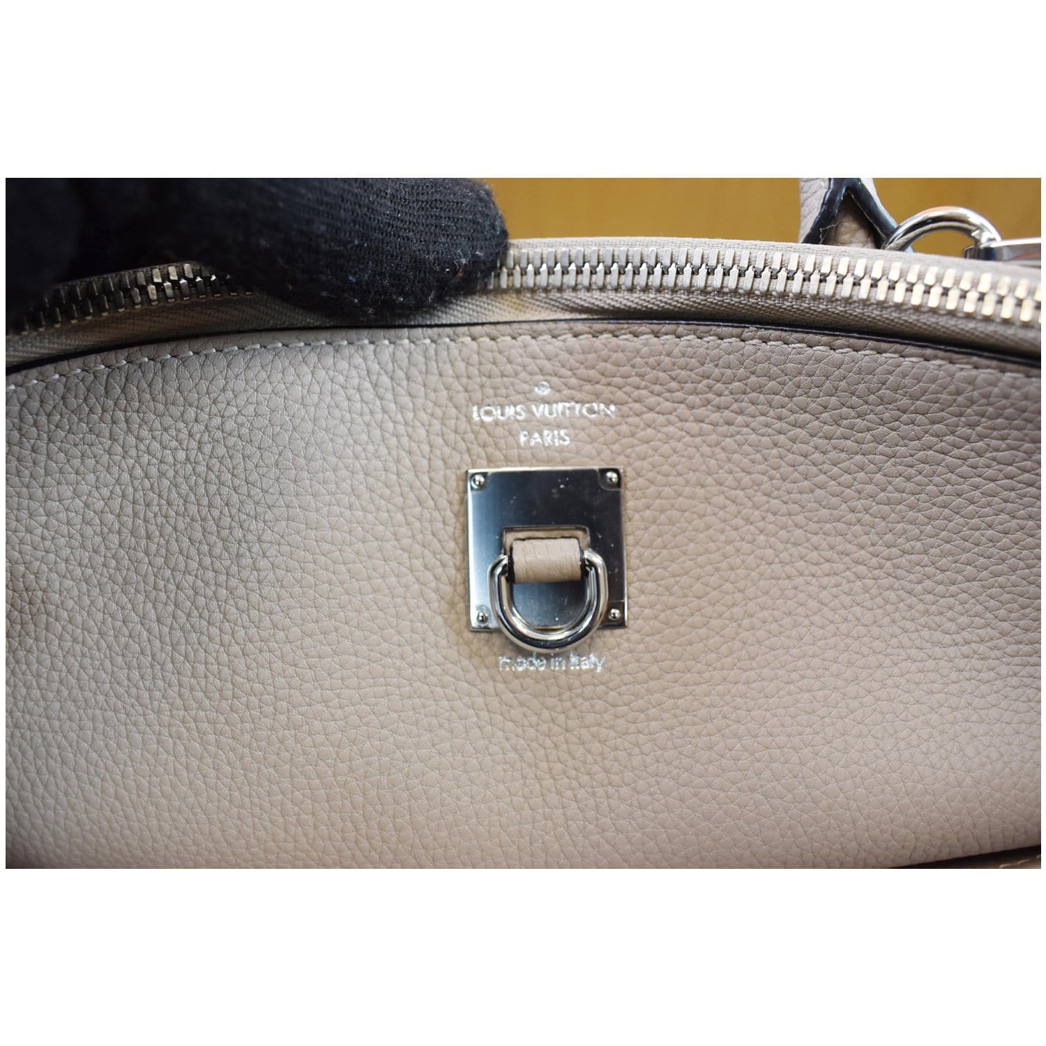 Louis Vuitton Blue/Black/Grey Leather City Steamer mm Bag