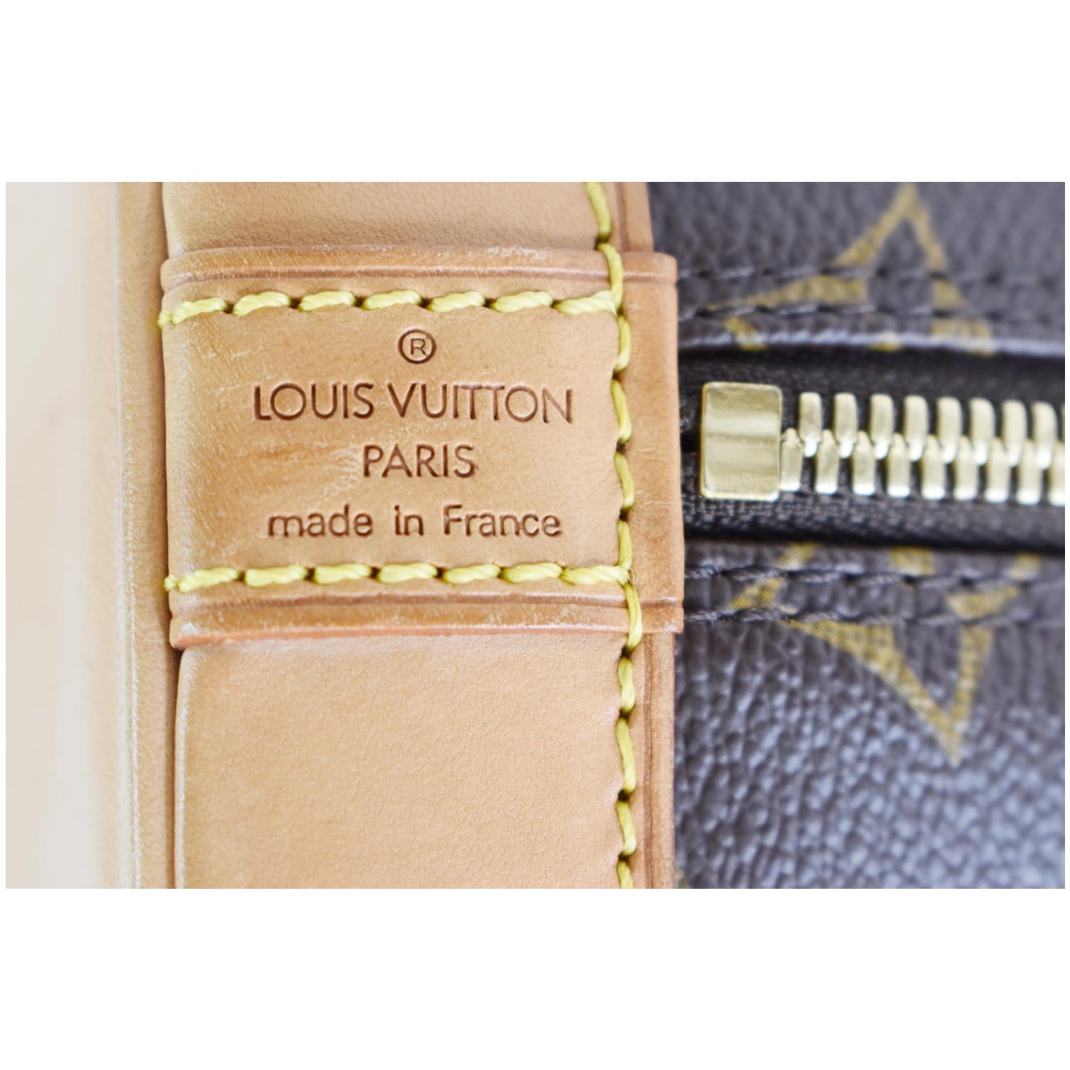 Louis Vuitton Brown Monogram Alma PM Leather Cloth ref.173845
