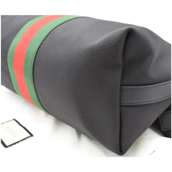 GUCCI Nylon Top Handle Shoulder Bag Black 630923