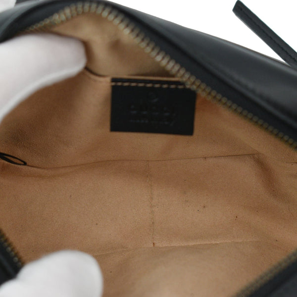 GUCCI GG Marmont Matelasse Mini Leather Crossbody Bag