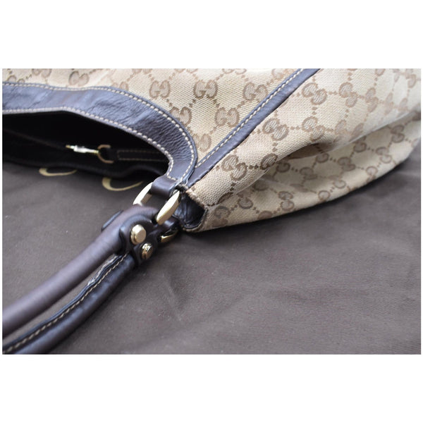GUCCI Abbey D Ring GG Canvas Large Hobo Bag Brown 189835 - Final Sale