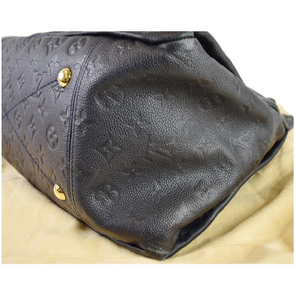 LOUIS VUITTON Artsy MM Empreinte Leather Shoulder Bag Black