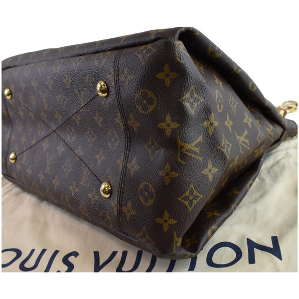 LOUIS VUITTON Artsy MM Monogram Canvas Shoulder Bag Brown