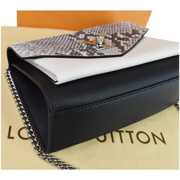 Louis Vuitton MyLockme BB Leather Crossbody Bag - black bag
