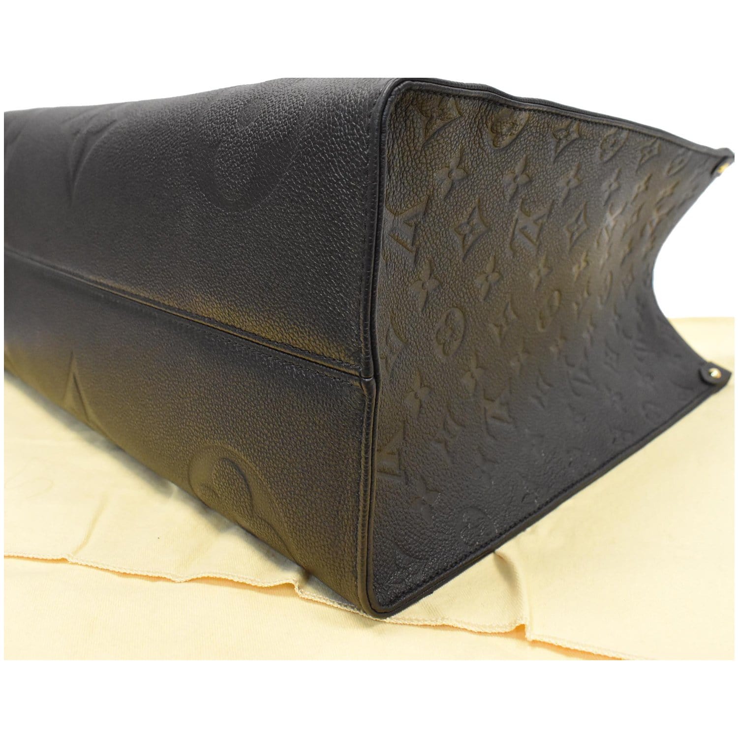 Louis Vuitton Black Monogram Empreinte Leather Onthego GM Bag Louis Vuitton