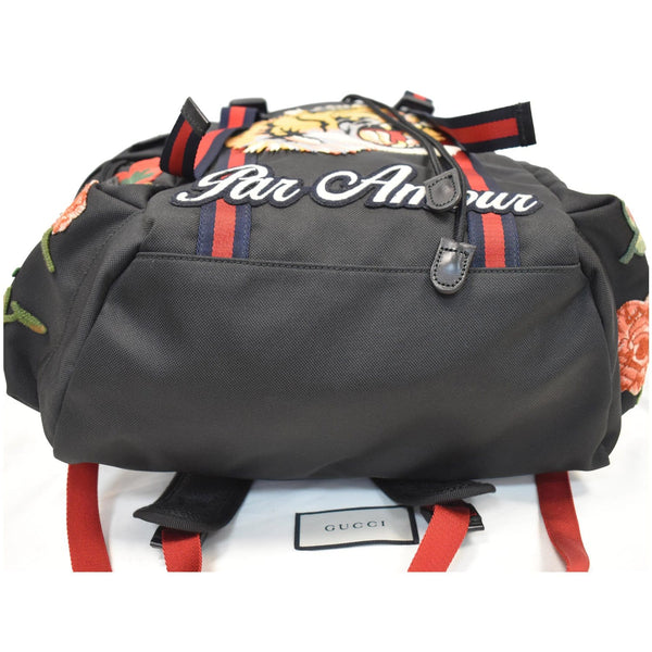 GUCCI Techpack Backpack with Embroidery Backpack Bag Black 429037