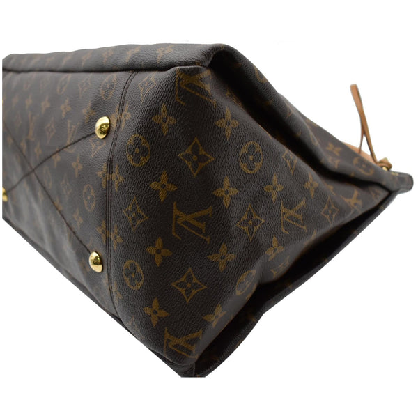 Louis Vuitton Artsy MM Canvas Hobo Bag Brown preview