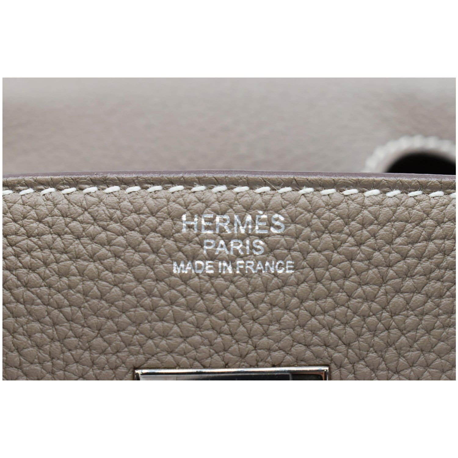 Tas Hermes Birkin 20Cm Togo Leather BK-25 Semi Platinum (Kode