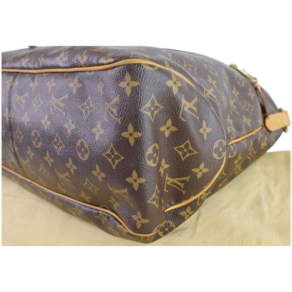Louis Vuitton Delightful GM Monogram Canvas Tote Bag - corner brown