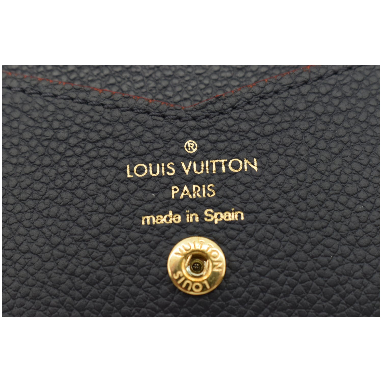 Louis Vuitton M63920 Zippy Long Wallet Portefeuille Clmence Amplant Marine  Rouge
