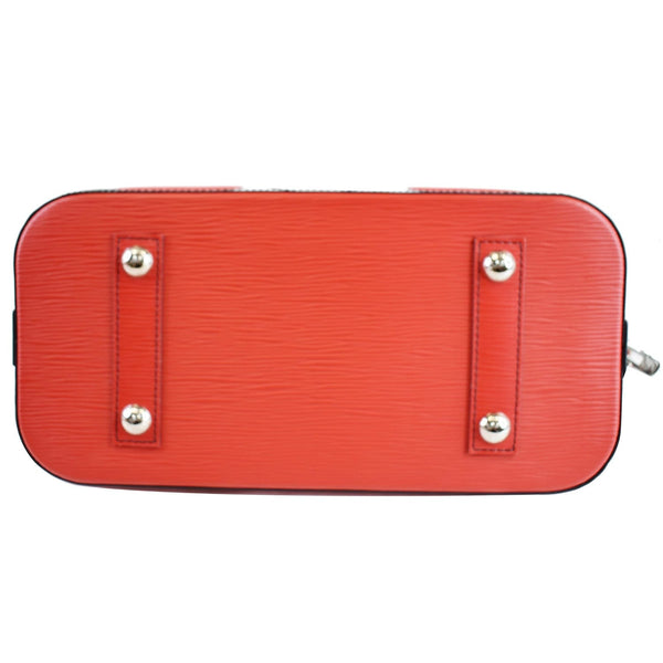 LOUIS VUITTON Kabuki Alma Epi Leather Satchel Bag Red