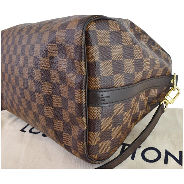 Louis Vuitton Speedy 30 Damier Ebene Shoulder Bag - corner look