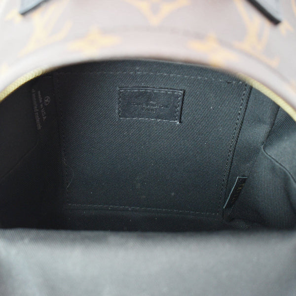 LOUIS VUITTON Palm Springs Mini Monogram Canvas Backpack Brown