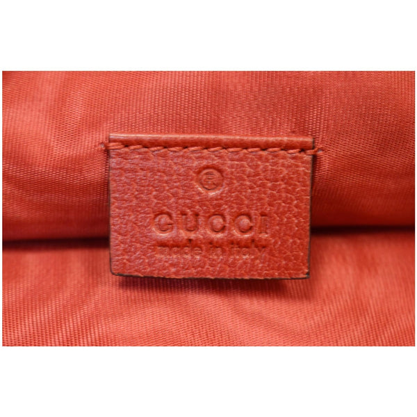 GUCCI Linea Merida Web Stripe Canvas Zip Pouch Multicolor 524788