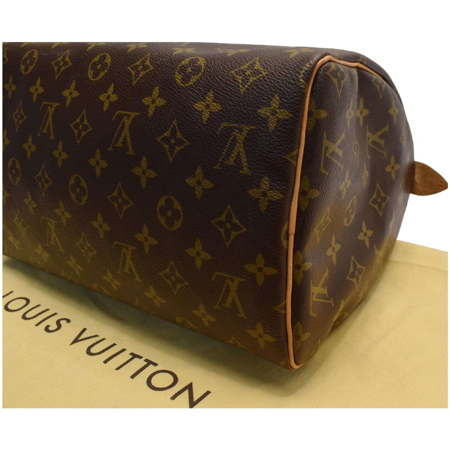 Speedy 30 Edition Grenade Ramages bag in brown monogram canvas Louis Vuitton  - Second Hand / Used – Vintega