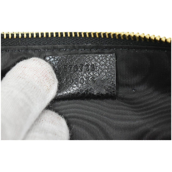 Gucci Zumi Leather Pouch Black - GUCCI Code