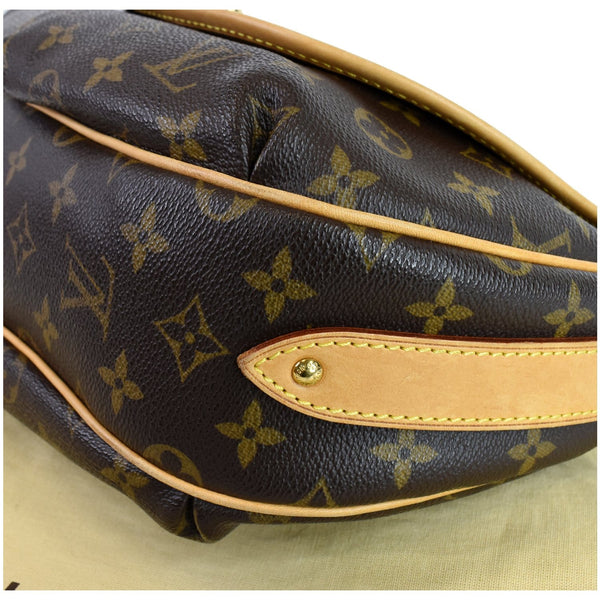 LOUIS VUITTON Tulum PM Monogram Canvas Shoulder Bag Brown