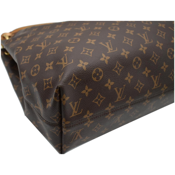LOUIS VUITTON  Graceful MM Monogram Canvas Shoulder Bag Brown