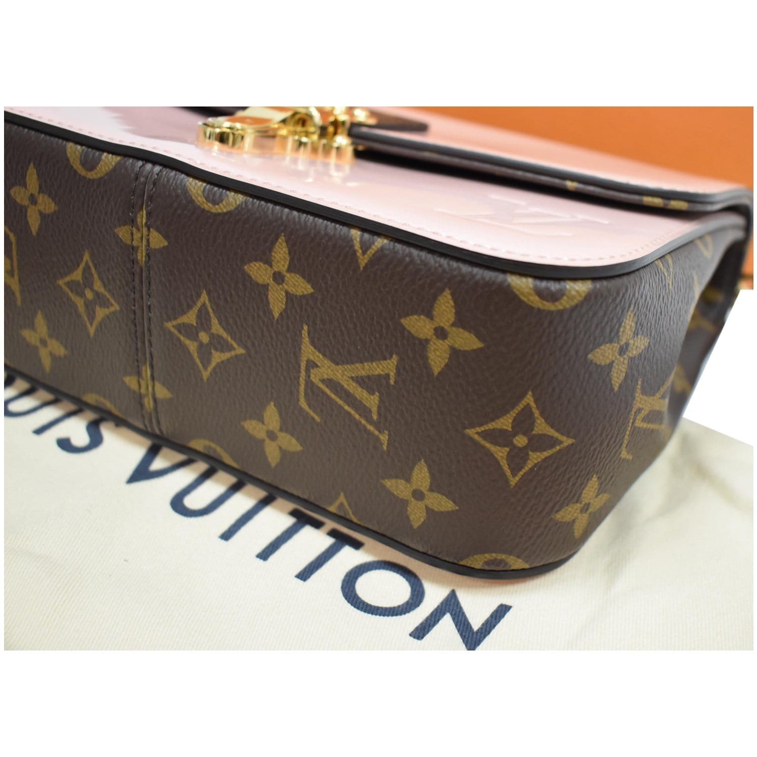 Brown Louis Vuitton Monogram Sac Riveting Shoulder Bag – Designer Revival