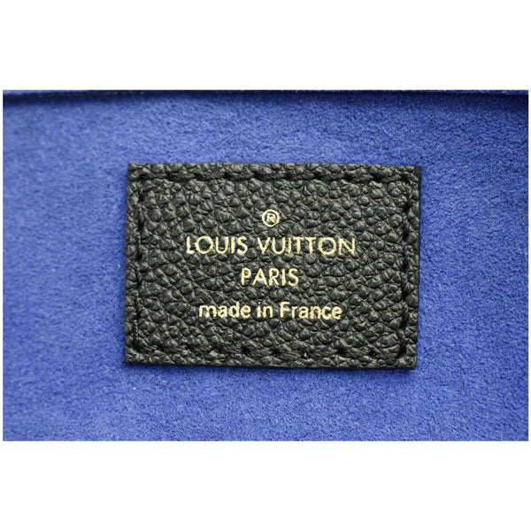 LOUIS VUITTON Neo Alma PM Monogram Empreinte Satchel Shoulder Bag Black