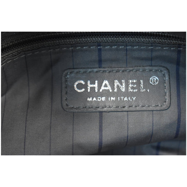 Chanel Twisted Zipper Tweed Leather Shoulder Bag - made in Italy