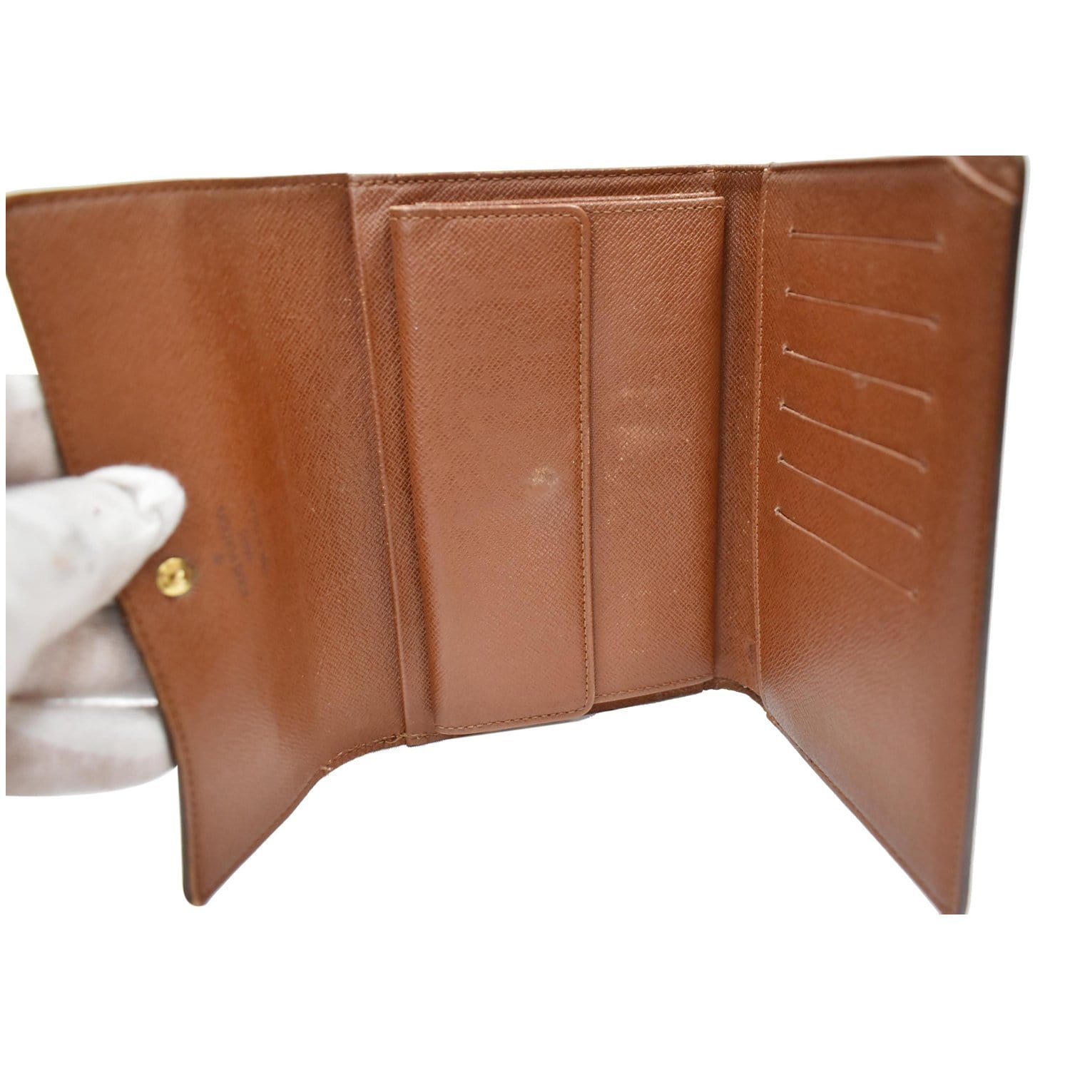 Louis Vuitton Monogram Porte Tresor Etui Papiers Trifold Wallet M61202  #5478P