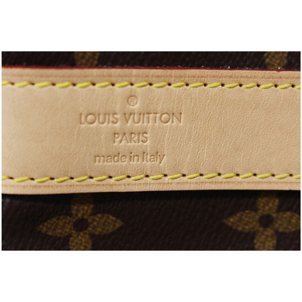 LOUIS VUITTON Keepall 55 Bandouliere Monogram Canvas Travel Bag Brown