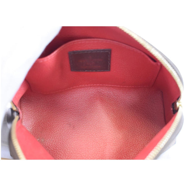 LOUIS VUITTON Damier Ebene Cosmetic Pouch Brown