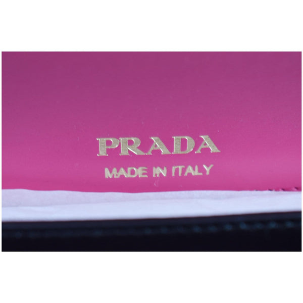 PRADA City Sidonie Small Leather Crossbody Bag Magenta