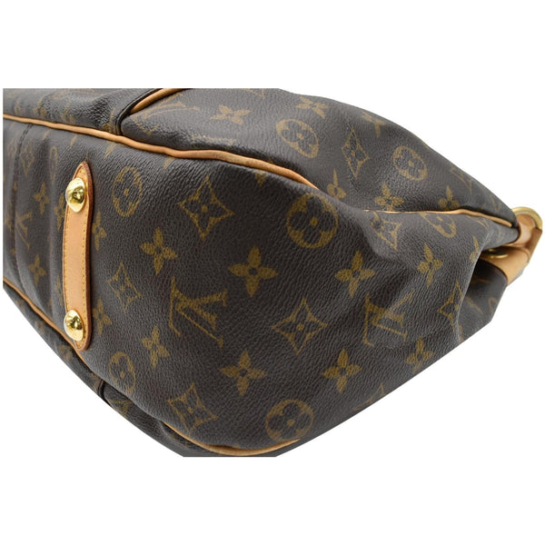 LOUIS VUITTON Galliera PM Monogram Canvas Hobo Shoulder Bag Brown