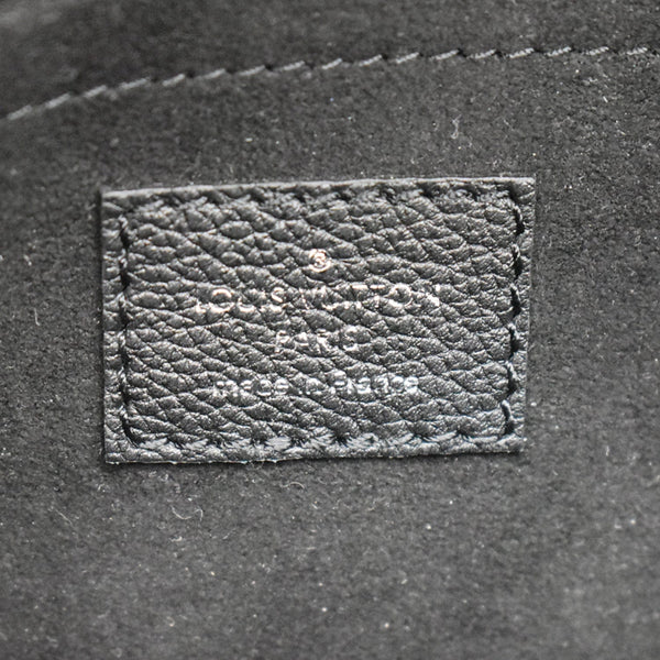 LOUIS VUITTON MyLockme BB Python Leather Crossbody Bag Black