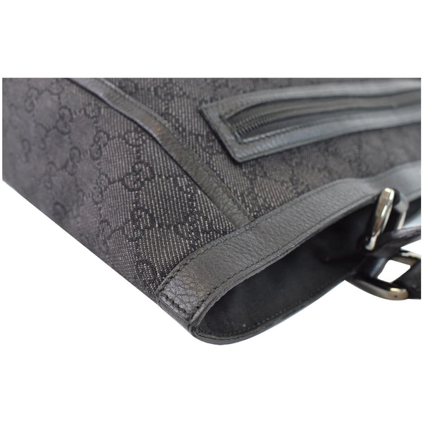 Gucci Abbey Pocket Medium GG Denim bag corner preview