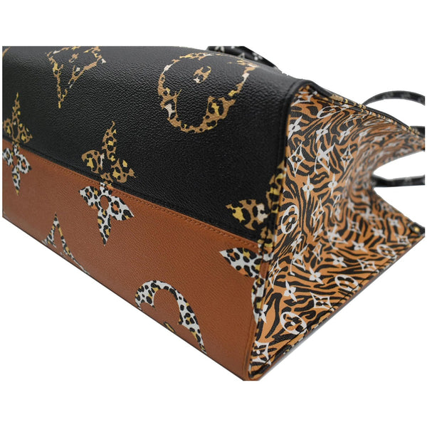 LOUIS VUITTON Onthego Jungle GM Giant Monogram Canvas Tote Shoulder Bag Black - Hot Deals