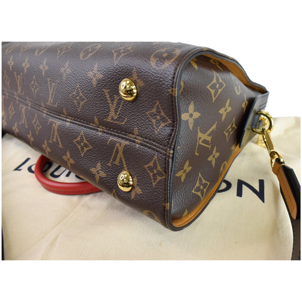 LOUIS VUITTON Tuileries Monogram Canvas Tote Shoulder Bag Brown