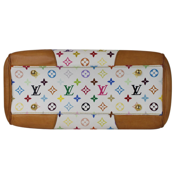 Louis Vuitton Beverly GM Multicolor Canvas Tote Bag flat base