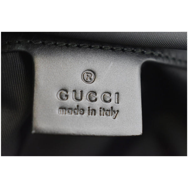 GUCCI Techno Fabric Canvas Backpack Bag Black 429037