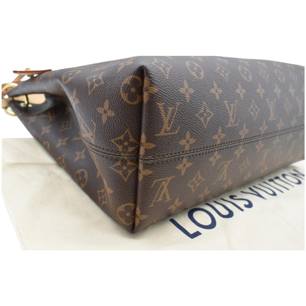 LOUIS VUITTON Graceful MM Monogram Canvas Shoulder Bag Brown