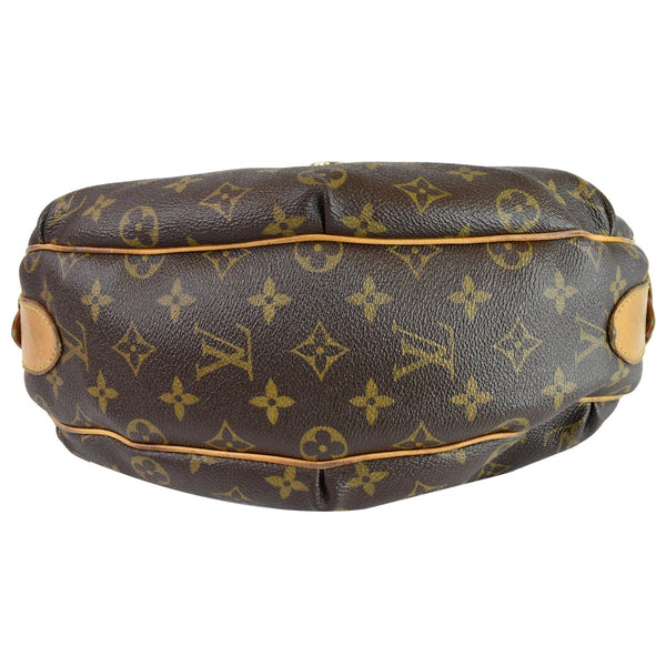 LOUIS VUITTON Tulum GM Monogram Canvas Shoulder Bag Brown