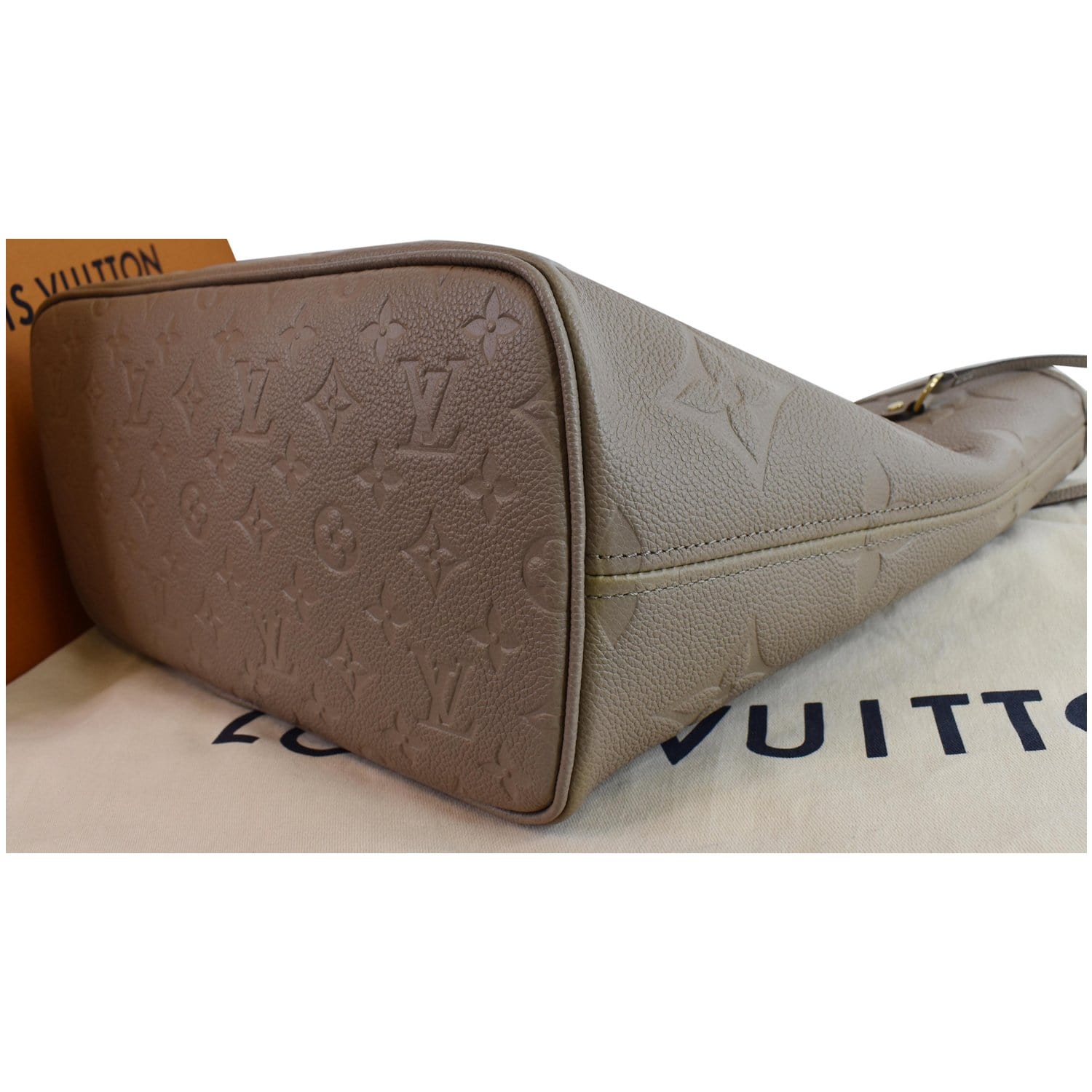 Louis Vuitton LV Neverfull MM Empreinte beige Leather ref.777641