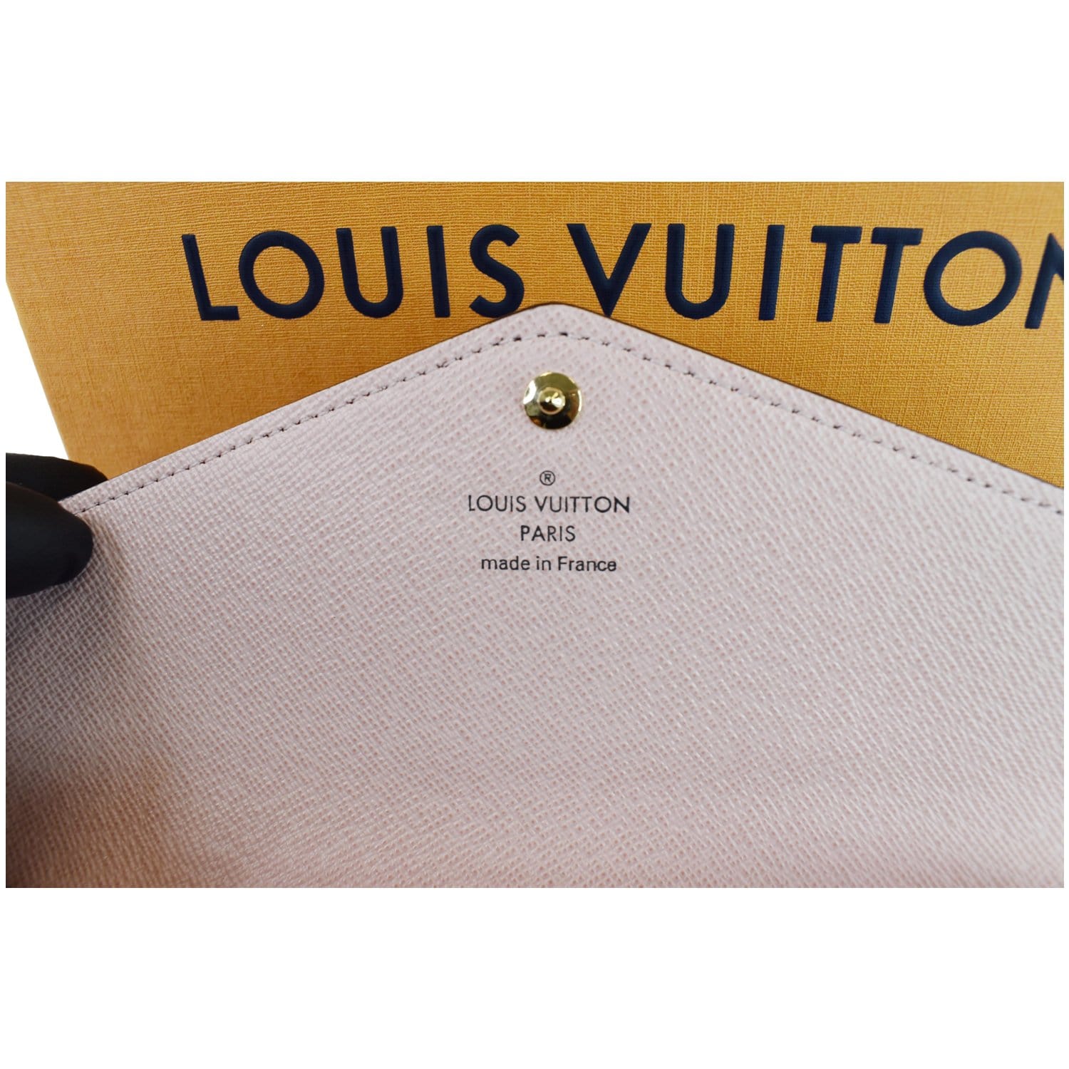 Louis Vuitton Rose Ballerine Damier Azur Canvas Sarah NM3 Wallet - Yoogi's  Closet
