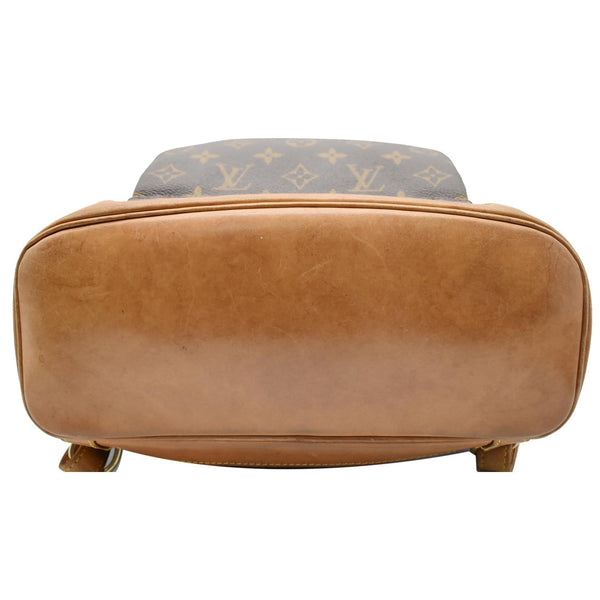 LOUIS VUITTON Montsouris GM Monogram Canvas Backpack Bag Brown