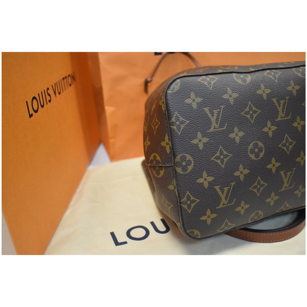 LOUIS VUITTON NeoNoe Monogram Canvas Shoulder Bag Brown