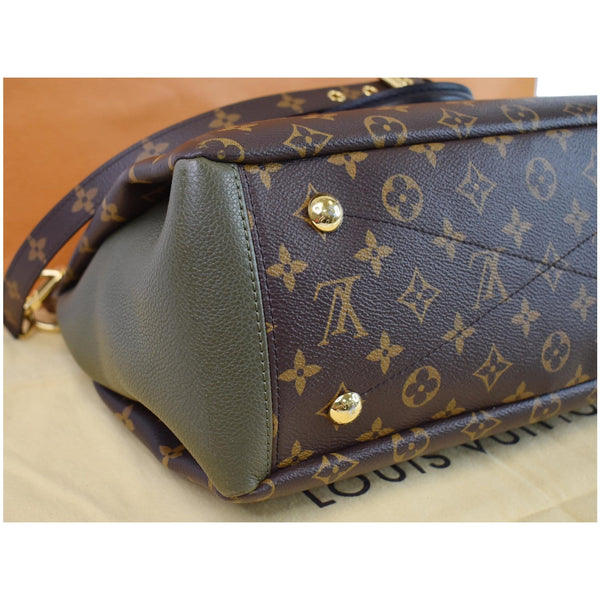 LOUIS VUITTON Pallas Monogram Canvas 2Way Shoulder Bag Brown