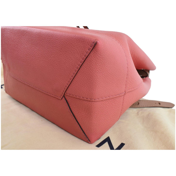 LOUIS VUITTON Lockme Calfskin Leather Backpack Salmon