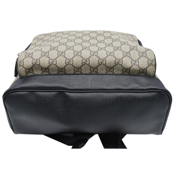 GUCCI GG Monogram Supreme Backpack Bag Beige 406370