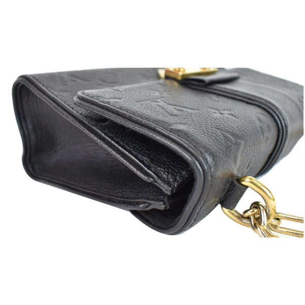 LOUIS VUITTON Saint Sulpice PM Empreinte Leather Crossbody Bag Noir