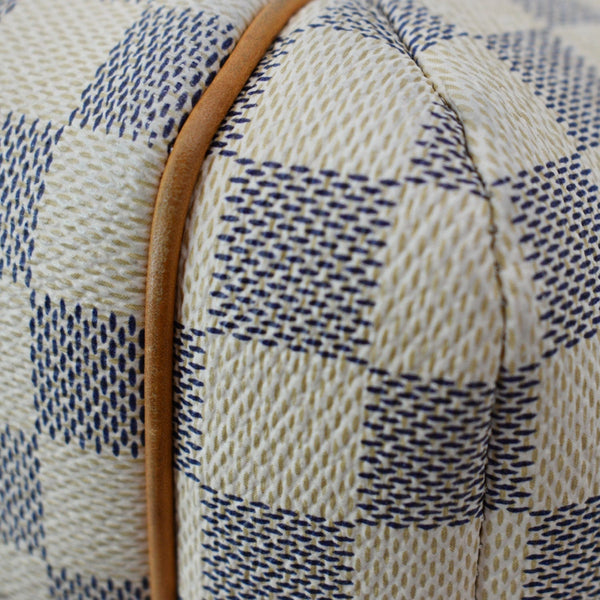 LOUIS VUITTON Totally PM Damier Azur Shoulder Bag White