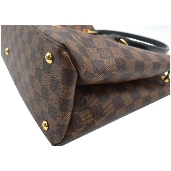 Louis Vuitton Riverside Damier Ebene Shoulder Bag - folded side view