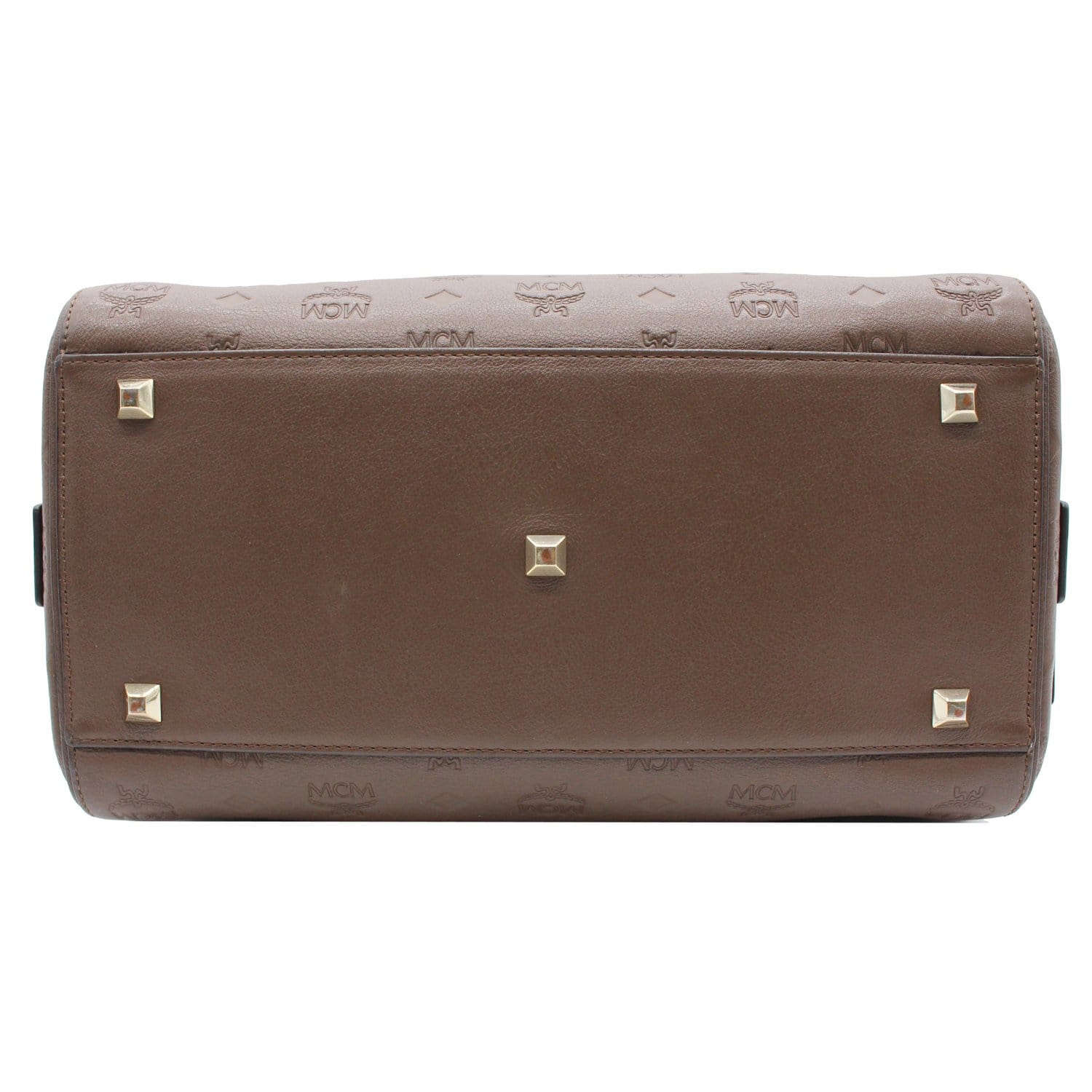 Mcm boston bag chocolate brown Clearance